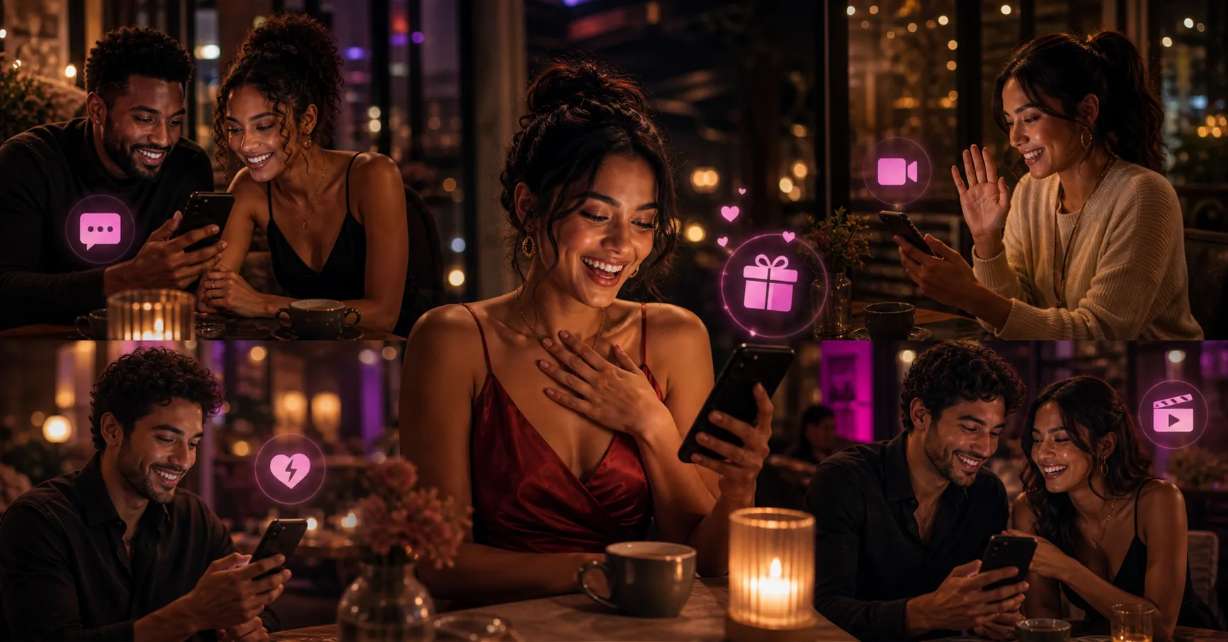 An illustrative romantic moment for Buzz and connection moments